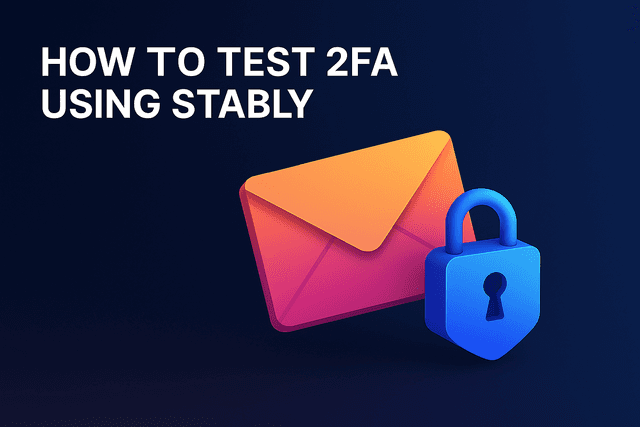 Test 2FA Using Stably